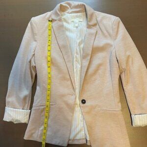 H&M Blazer; Color: Cream; Size: 4